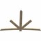 Ekena Millwork Alberta Rough Sawn Timber Gable Bracket, Douglas Fir, 108"W x 72"H x 2"D x 6"F, 16/12 Pitch GBW108X72X0206ALB00RDF - alternate 4